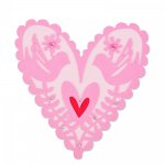 661164 Sizzix Thinlits Die- From my Heart