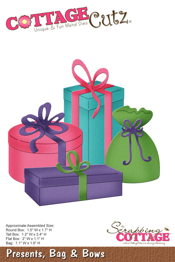 CC-106 CottageCutz Presents, Bag & Bows