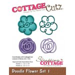 CC-130 CottageCutz Doodle Flowers Set 1