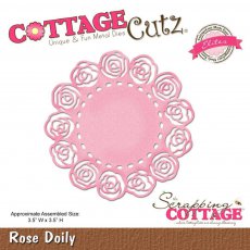 CCE-406 CottageCutz  Rose Doily