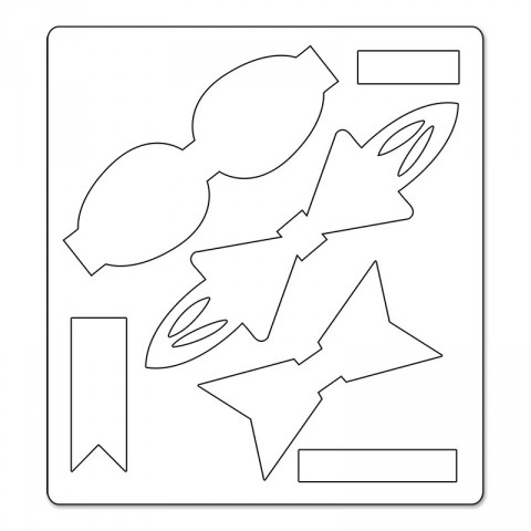 658541 Wykrojniki BigzDie-Bows- kokardki
