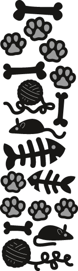 CR1368 Marianne Design Craftable - Punch Die-Cats & Dogs