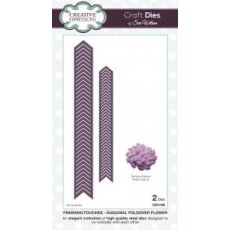 CED1436 Finishing Touches Collection Diagonal Foldover Flower