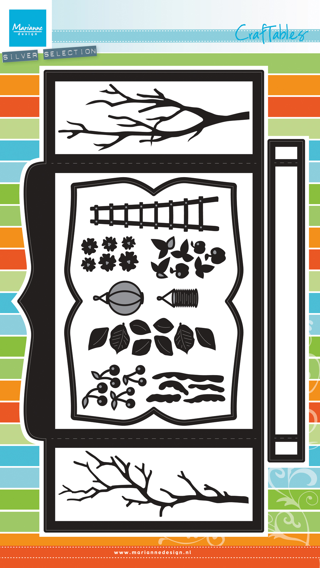 CR1374 Marianne Design Craftable -Box Card