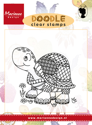 EWS2218 Marianne Design Clear Stamp - Turtle
