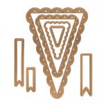 S5-029 Spellbinders-Nested Lacey Pennants