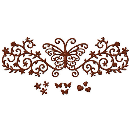 S4-437 Shapeabilities Royal Flutter Etched Dies