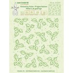 35.2557 Leane Creatief Embossing  background leaves