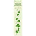 35.2595 Leane Creatief Border Embossing Folder - border mushroom