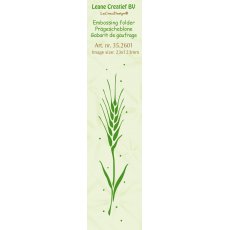 35.2601 Leane Creatief Border Embossing Folder -  border ear of corn