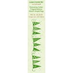35.2618 Leane Creatief Border Embossing Folder -  border flags