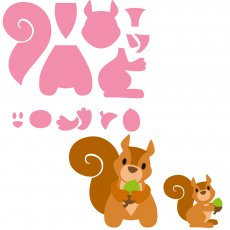 COL1410 New Marianne Design Collectable - Eline's Squirrel (12pcs)
