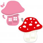 COL1412 New Marianne Design Collectable - Mushroom (4pcs)