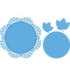LR0430 New Marianne Design Creatable - Leaf Doily (4pcs).jpg