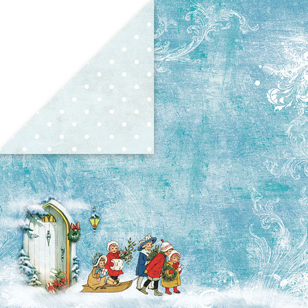 CP-WC03 Double-sided 12"x12" White Christmas03