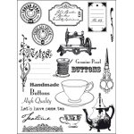 EC0131 Marianne Design Clear Stamp Tea Time