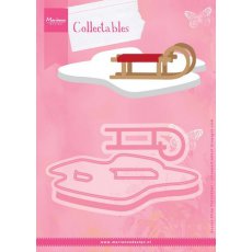 COL1415 Marianne Design Collectable - Eline's Sleigh and Flow (5pcs)