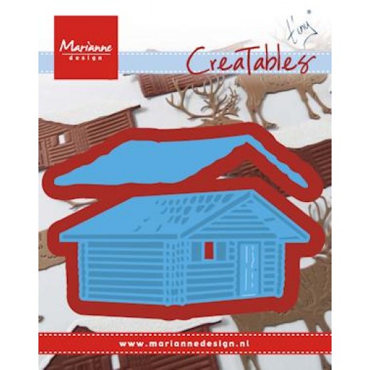 LR0441 Marianne Design Creatable - Tiny's Log Cabin (2pcs)