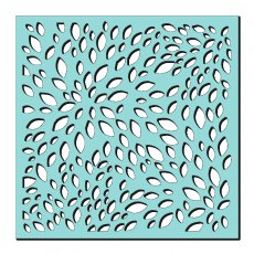 SDST0021 Sweet Dixie Petal Burst Stencil