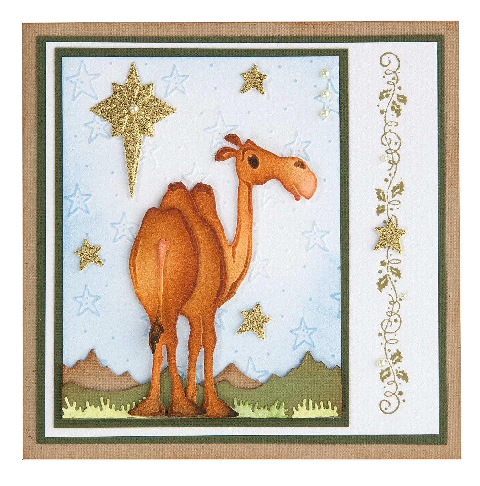 45.2700 Wykrojniki Leane Creatief - camel