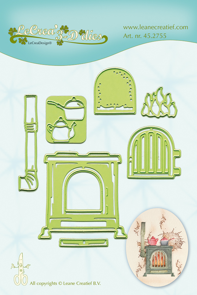 45.2755 Wykrojniki Leane Creatief - stove