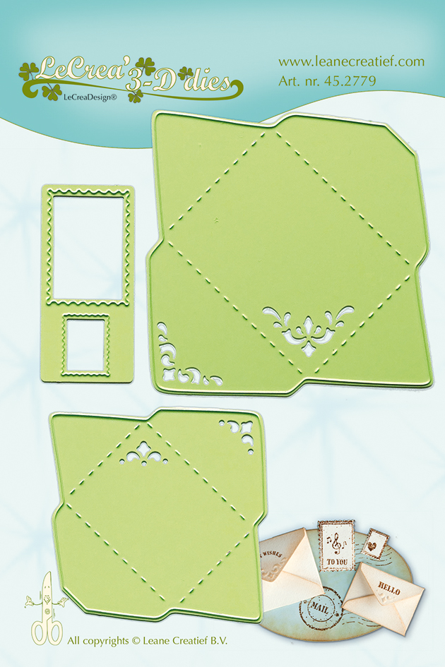 45.2779 Wykrojniki Leane Creatief - envelopes
