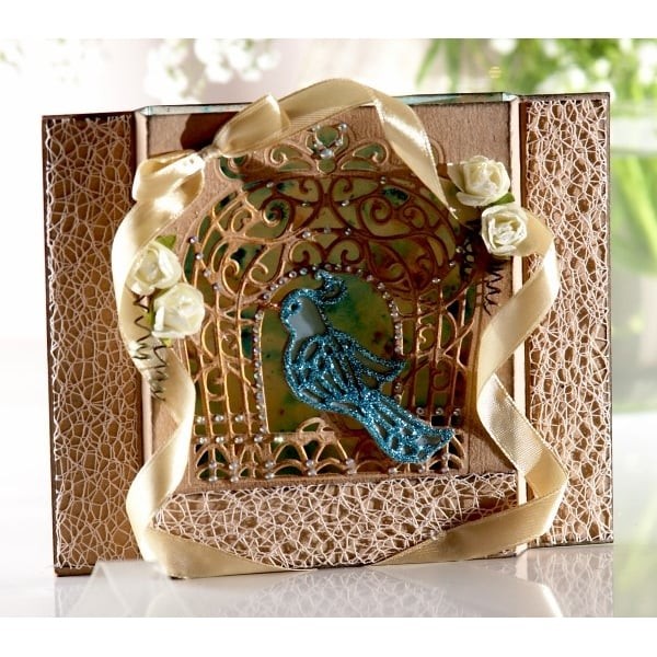 DS-CAD-BIR Die'sire 'Create a Card' Cut In Collection - Birdcage