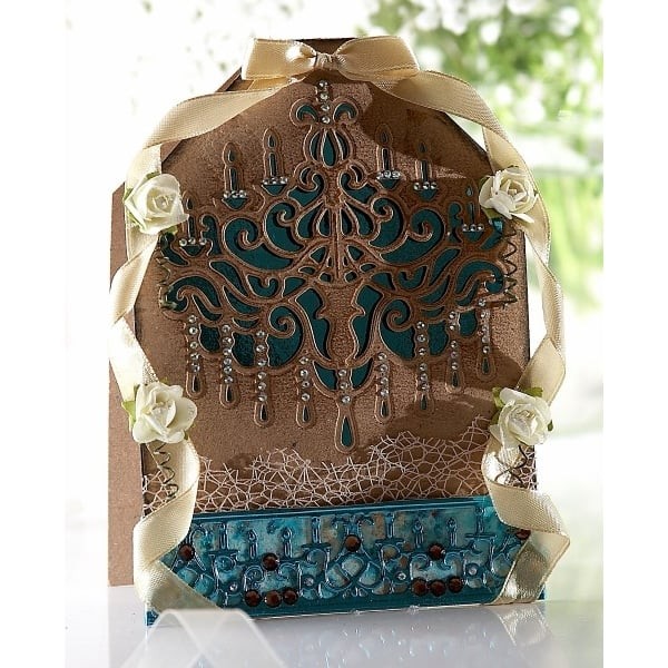 DS-CAD-CH Die'sire 'Create a Card' Cut In Collection - Grand Chandelier
