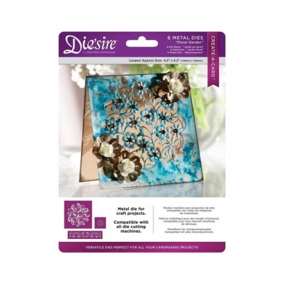 DS-CAD-GAR Die'sire 'Create a Card' Cut In Collection - Floral Garden