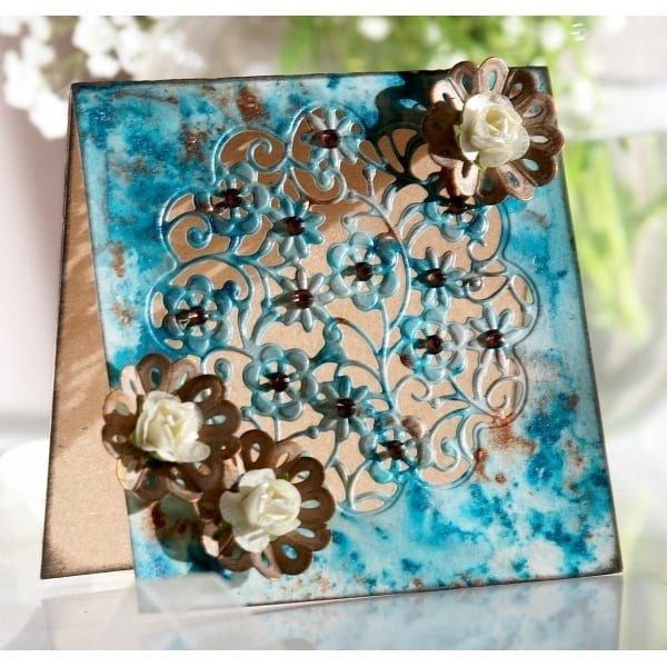 DS-CAD-GAR Die'sire 'Create a Card' Cut In Collection - Floral Garden