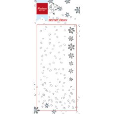HT1611 Marianne Design Clear Stamp Border - Snow 
