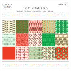 SCPAD035X16 - 12x12 Paper Pack -Jingle Bells 30,5x30,5
