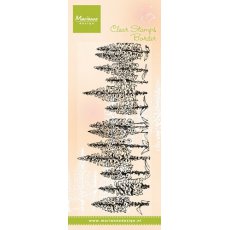 TC0849 New Marianne Design Clear Stamp  Tiny's border Foxgloves