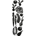 CR1393 Craftable - Punch Die-Vegetable Garden