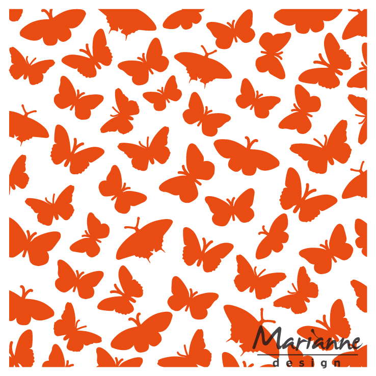 DF3433 Marianne Design Design Folder - Butterflies