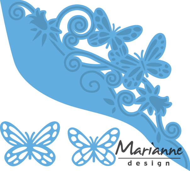 LR0456 Marianne Design Creatable - Butterfly Border