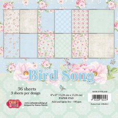 CPB-BS15 Bloczek 15x15 Craft & You Design -  Bird Song