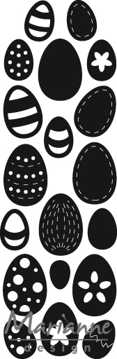 CR1399 NEW Marianne Design Craftable - Punch Die-eggs