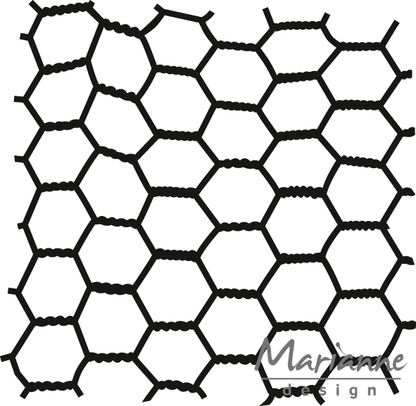 CR1401 Marianne Design Craftable - chichen wire