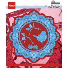 LR0457 Marianne Design Creatable -Petra's Circle with bird