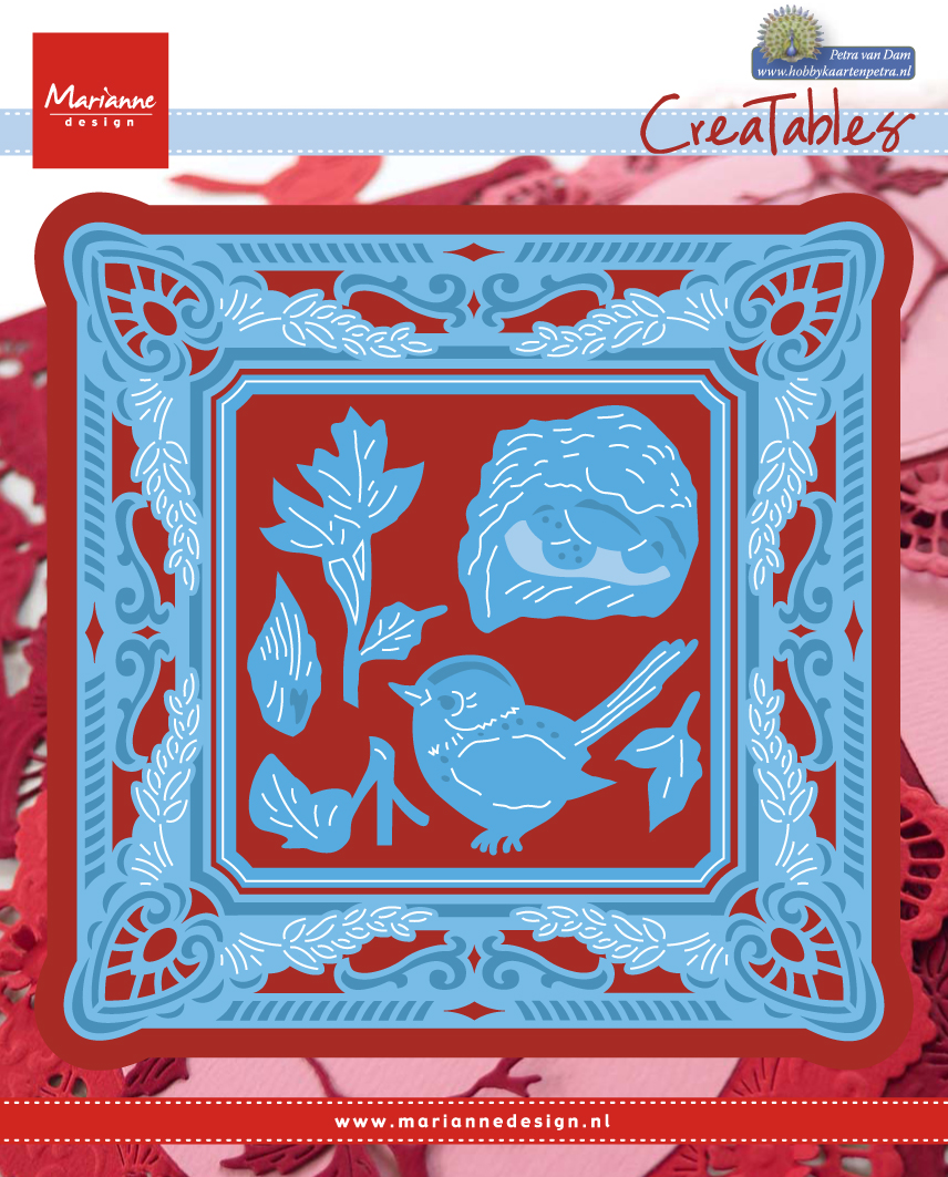 LR0458 Marianne Design Creatable -Petra's Square with nest
