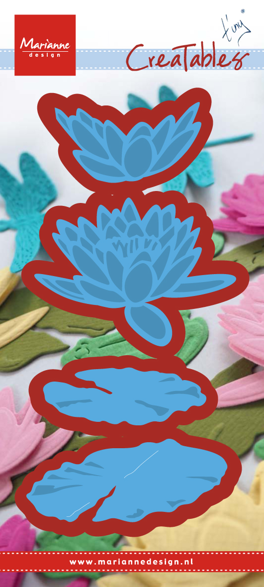 LR0460 Marianne Design Creatable -Tiny's waterlily L