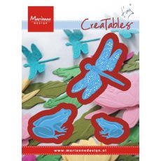 LR0461 Marianne Design Creatable -Tiny's frogs and dragonfly
