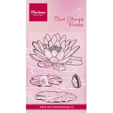 TC0850 New Marianne Design Clear Stamp  Tiny's waterlily