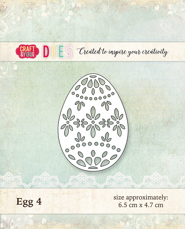 CW004 Wykrojnik Craft&You Design - jajko 4