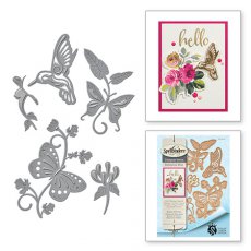 S4-640 Shapeabilities Stacey Caron Botanical Bliss Botanical Flutters Etched Dies