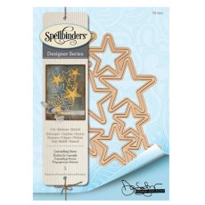 S5-244 Shapeabilities Donna Salazar Designs Cascading Stars Etched Dies