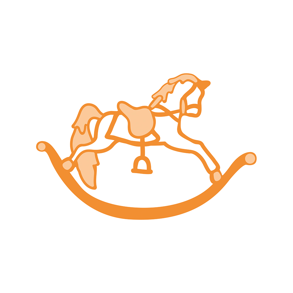 1270E Baby Rococo Petite - Rocking Horse
