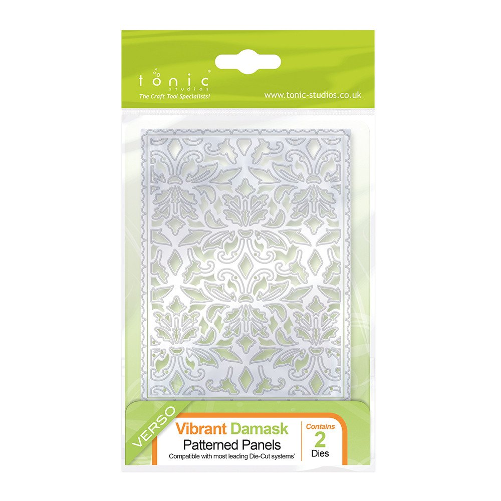 1330E Patterned Panels - Vibrant Damask