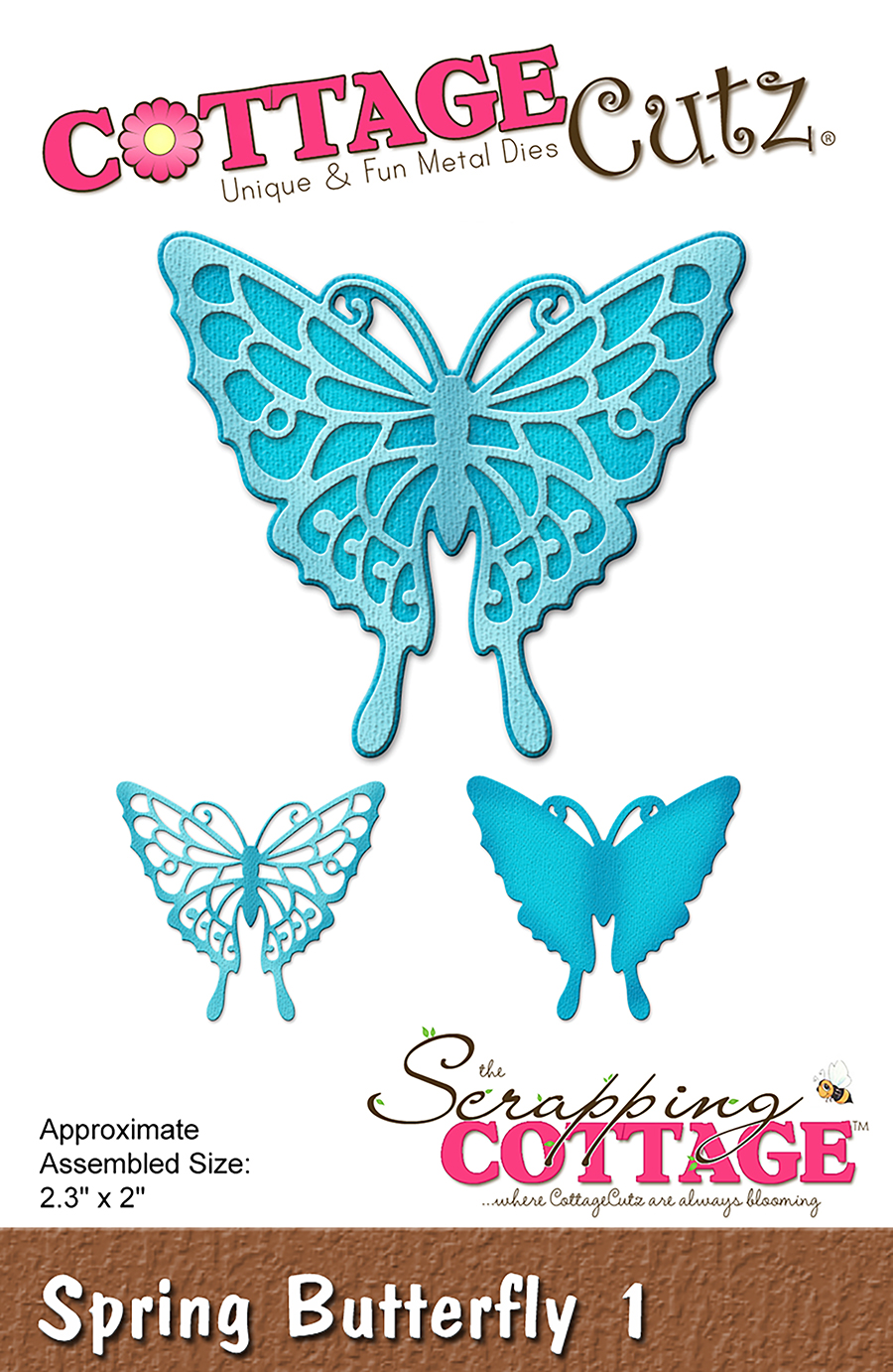 CC-241 CottageCutz Spring Butterfly 1